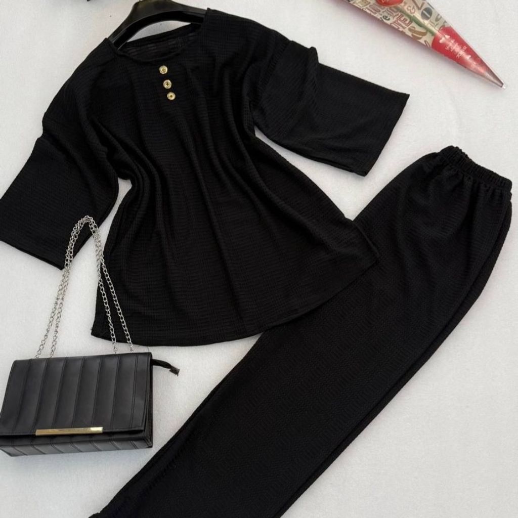 خرید آنلاین ست تونیک شلوار سه دکمه مراکشی نورا