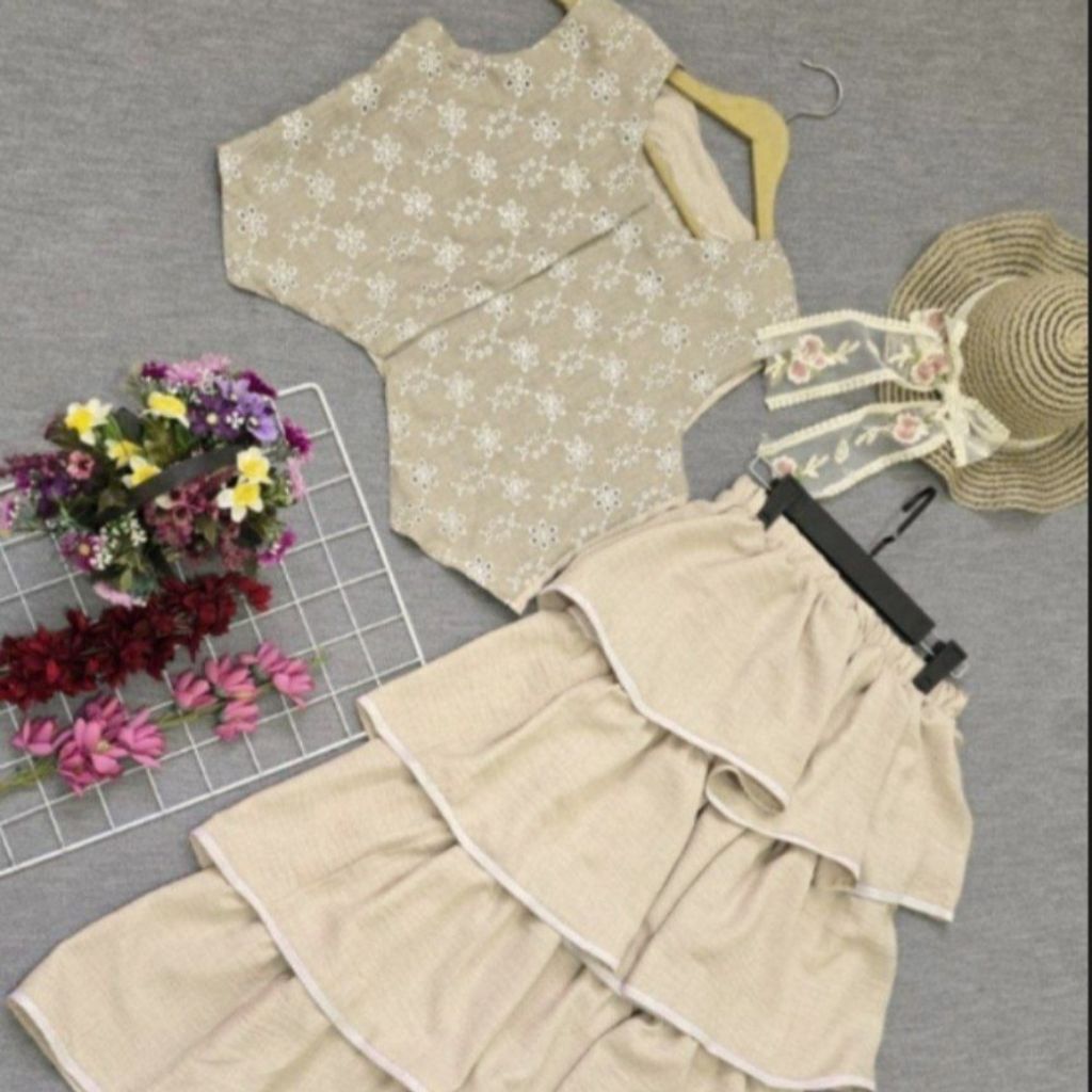 خرید انلاین دامن+جلیقه رویا نورا