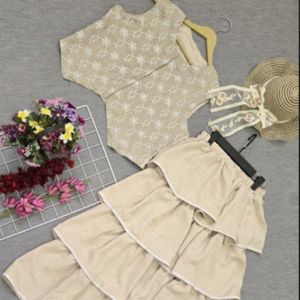 خرید انلاین دامن+جلیقه رویا نورا