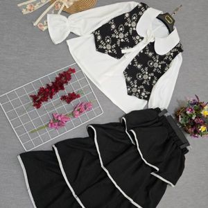 خرید اینترنتی دامن+جلیقه رویا نورا