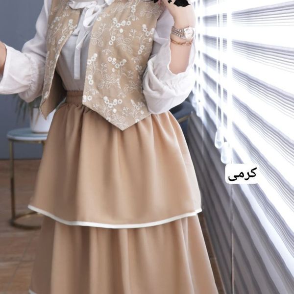 دامن+جلیقه رویا نورا