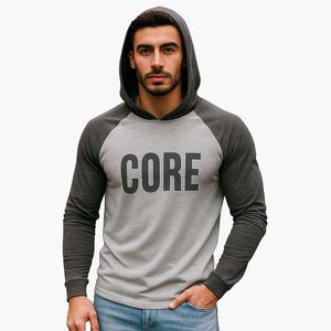 هودی مردانه طوسی مدل Z110