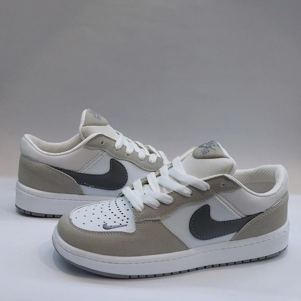 کتونی نایک جردن وان سفید طوسی با کیفیت بالا