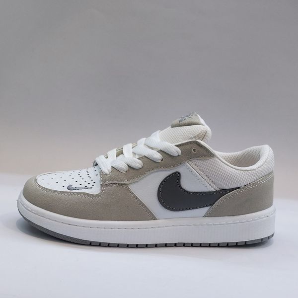 کتونی نایک جردن وان سفید طوسی با کیفیت بالا