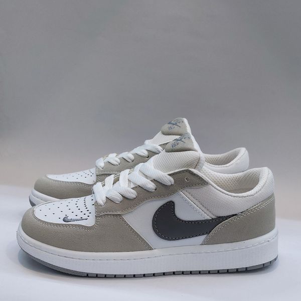 کتونی نایک جردن وان سفید طوسی با کیفیت بالا