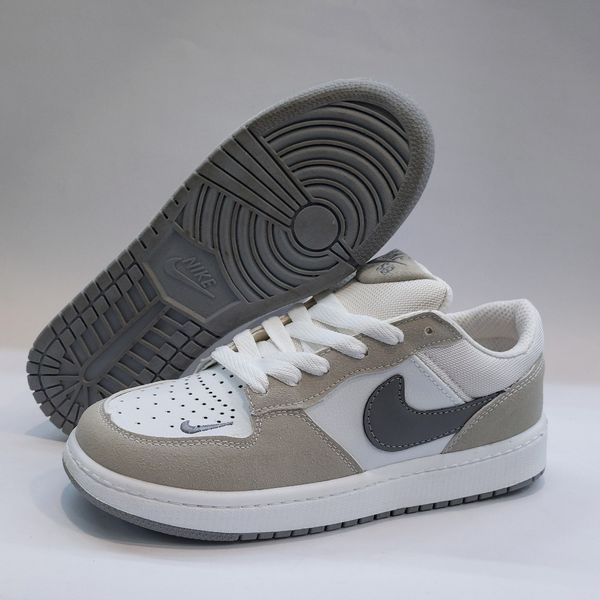 کتونی نایک جردن وان سفید طوسی با کیفیت بالا