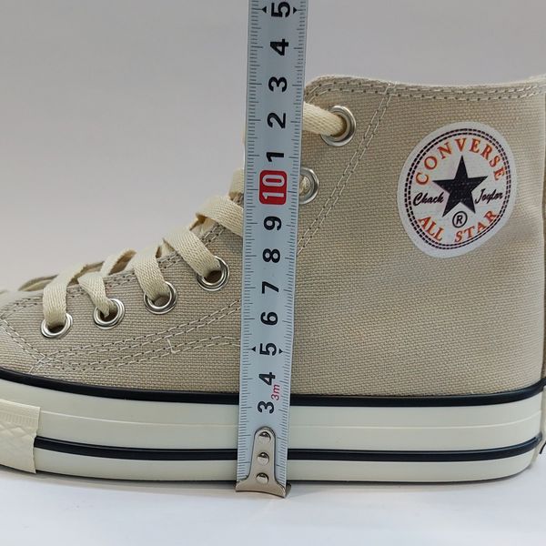 کتونی آلستار کانورس ساق بلند کرم با کیفیت