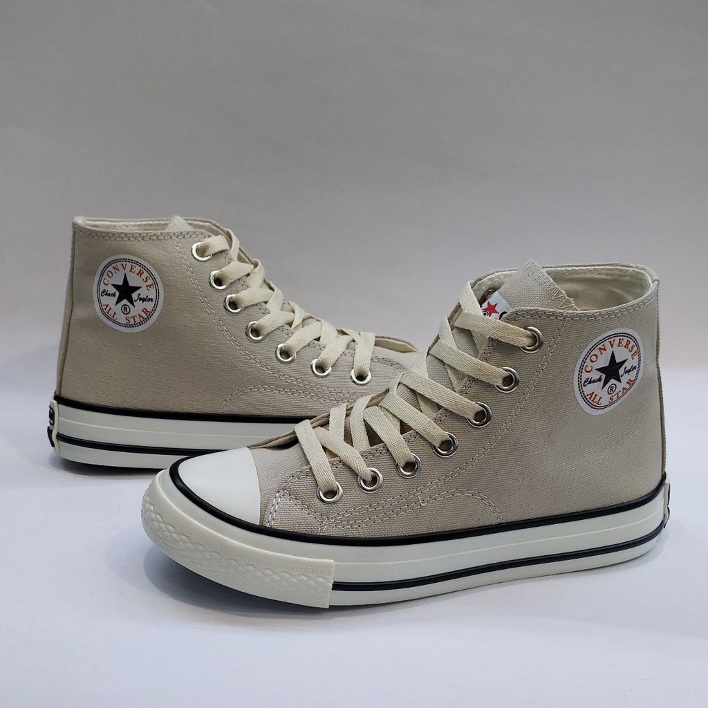 فروش اینترنتی کتونی آلستار ساق بلند کرم با کیفیت