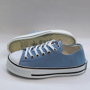 خرید انلاین کتونی آلستار کانورس ساق کوتاه آبی با کیفیت