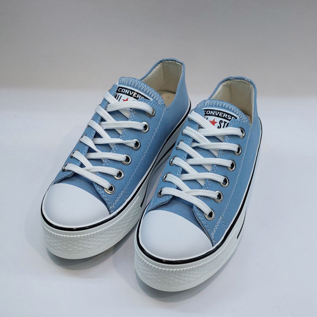 خرید آنلاین کتونی آلستار کانورس ساق کوتاه آبی با کیفیت