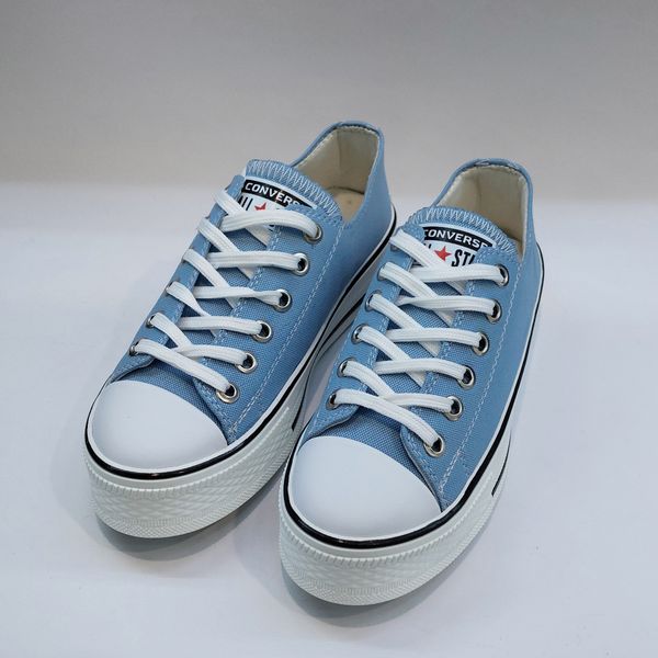 کتونی آلستار کانورس ساق کوتاه آبی با کیفیت