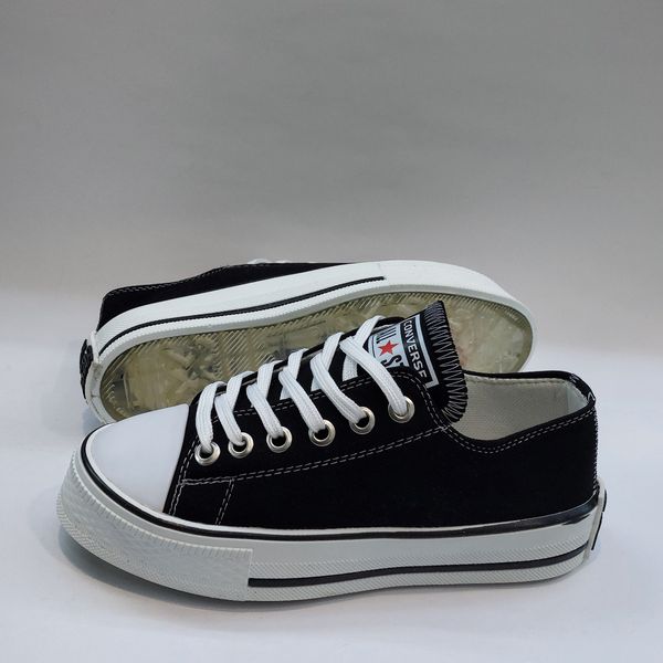 کتونی آلستار کانورس ساق کوتاه مشکی با کیفیت