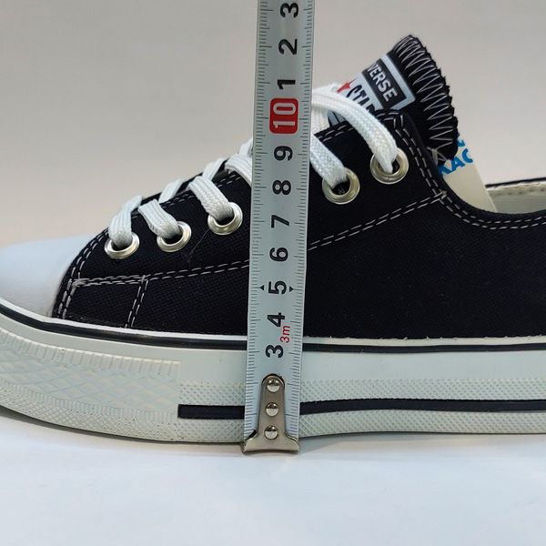 کتونی آلستار کانورس ساق کوتاه مشکی با کیفیت