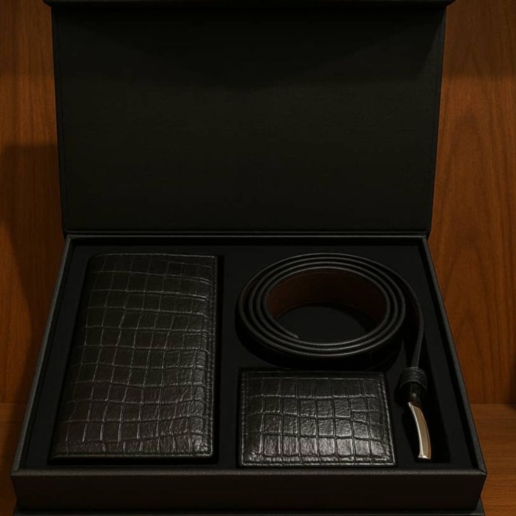 مشخصات ست چرم طبیعی مردانه