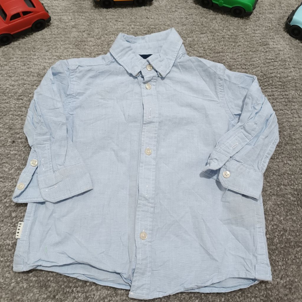 خرید اینترنتی پیراهن پسرانه لینن سایز 35 و1رداتی