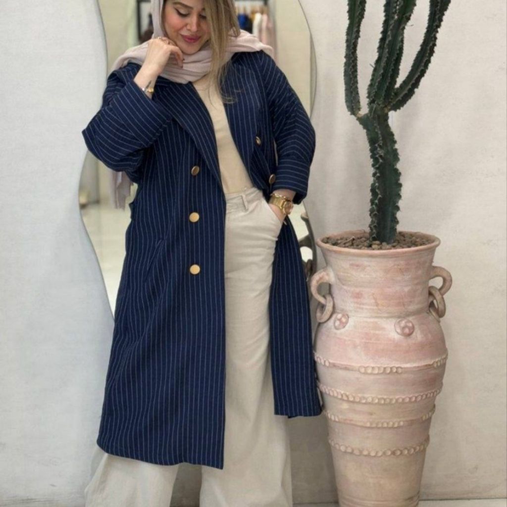 قیمت ارزان مانتو بلند ملکه نورا