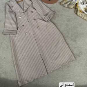 خرید آنلاین مانتو بلند ملکه نورا