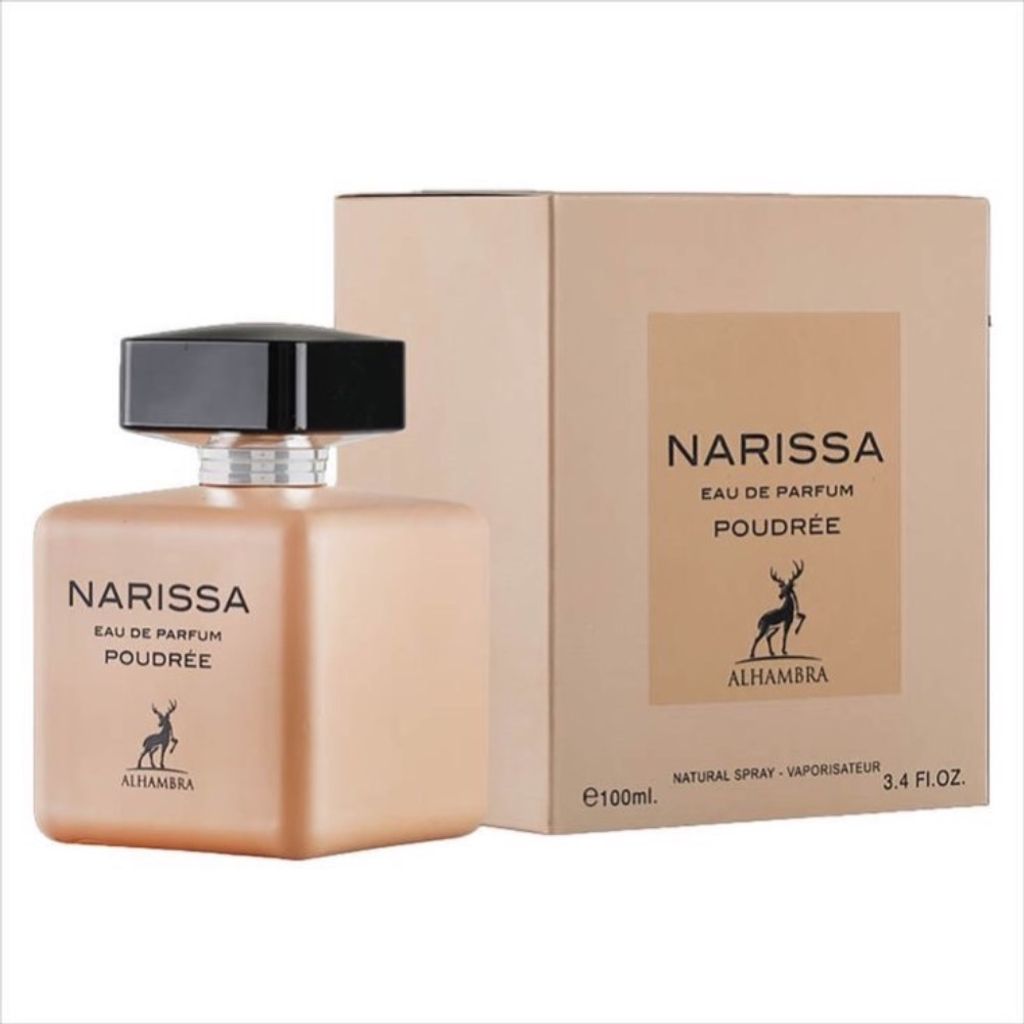 مشخصات عطر ادکلن الحمبرا نارسیسو رودریگز پودری لیبل دار | Alhambra Narissa Peach