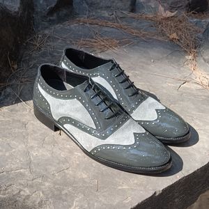 مشخصات کفش مردانه مجلسی چرم طبیعی مدل نیلسون ورنی ایتالیایی و اشبالت