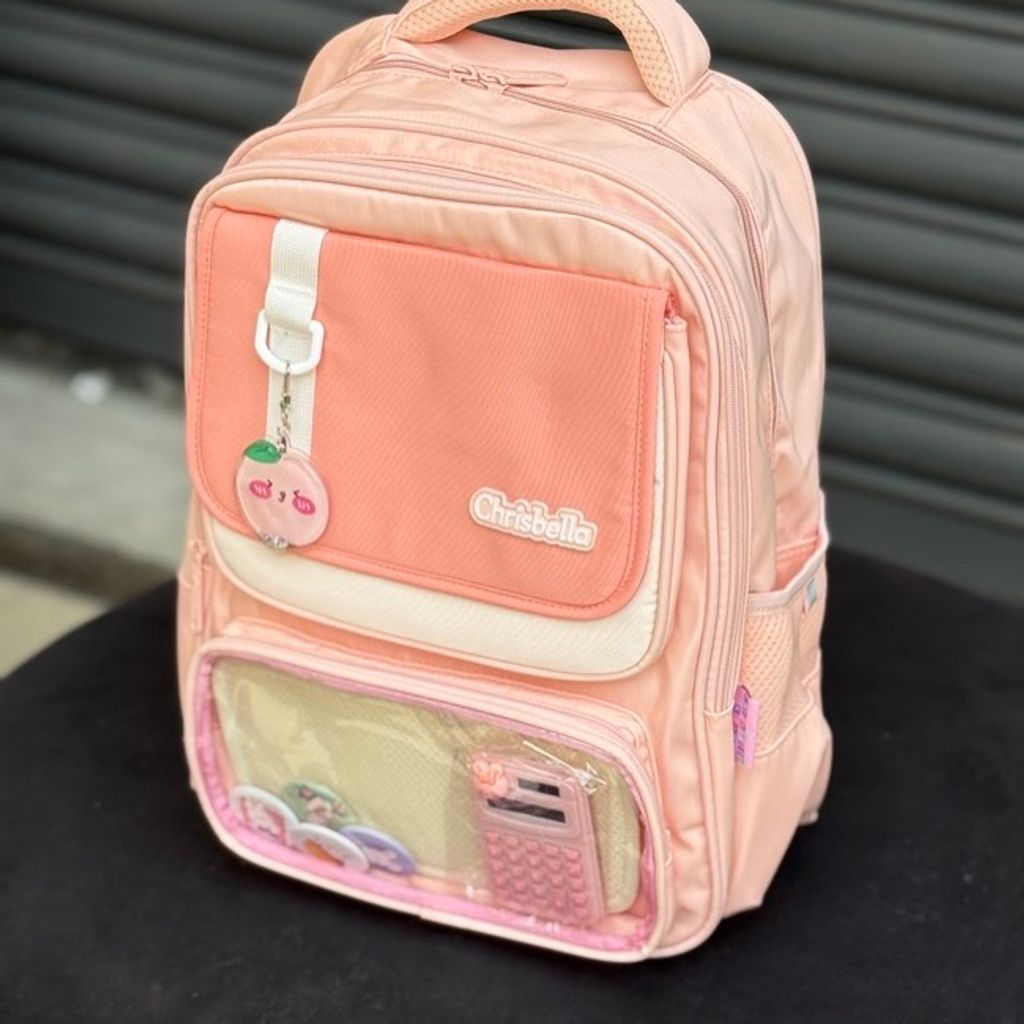 خرید اینترنتی قیمت کوله پشتی اورجینال طرح ماشین حساب برند Chrisbella کد 4053002