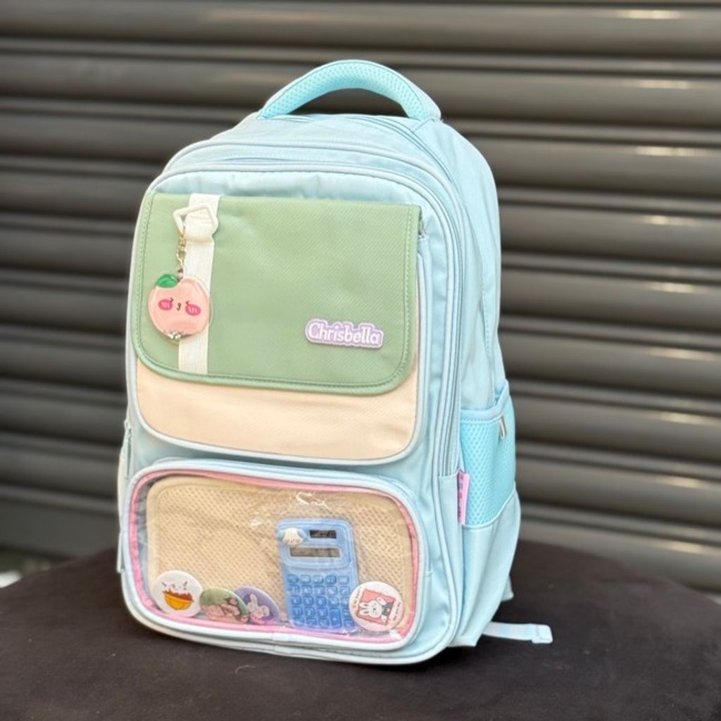 خرید اینترنتی قیمت کوله پشتی اورجینال طرح ماشین حساب برند Chrisbella کد 4053002