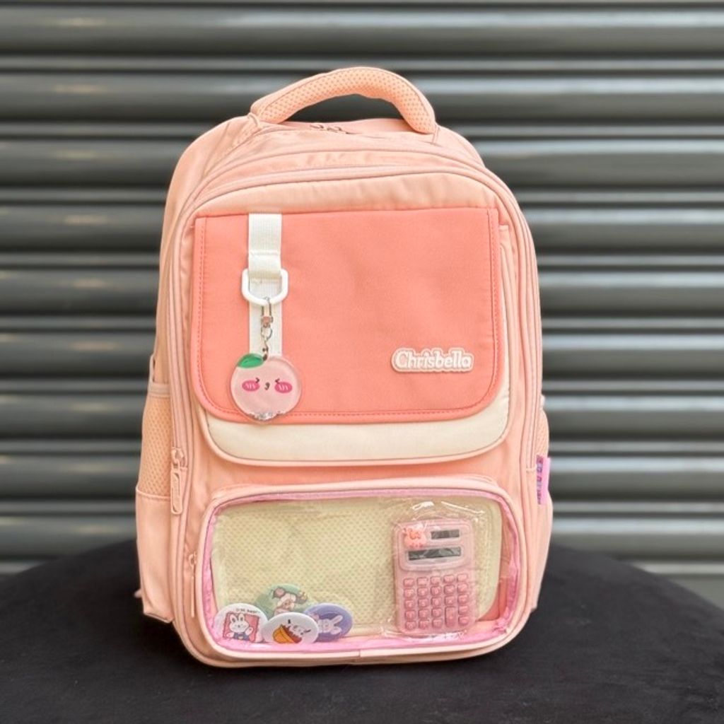 خرید اینترنتی قیمت کوله پشتی اورجینال طرح ماشین حساب برند Chrisbella کد 4053002