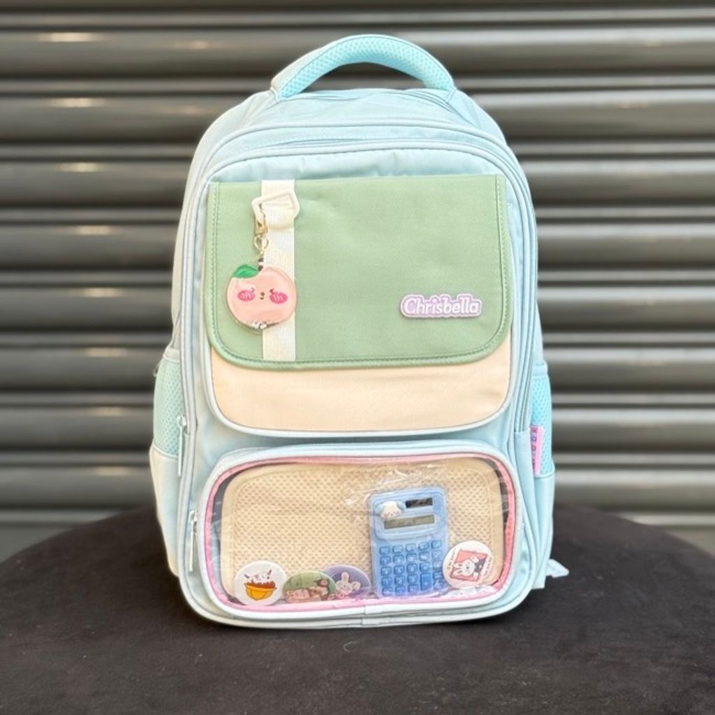 خرید اینترنتی قیمت کوله پشتی اورجینال طرح ماشین حساب برند Chrisbella کد 4053002