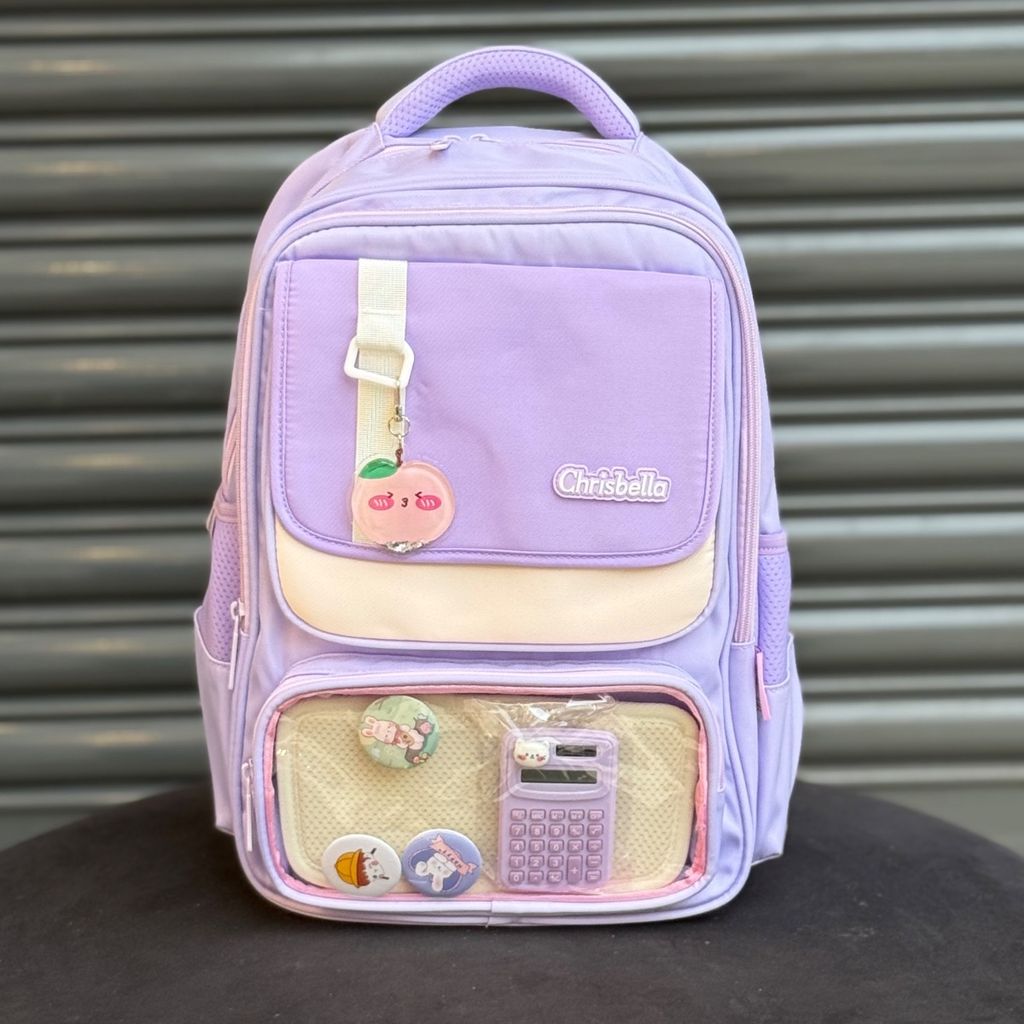 فروش اینترنتی کوله پشتی اورجینال طرح ماشین حساب برند Chrisbella کد 4053002