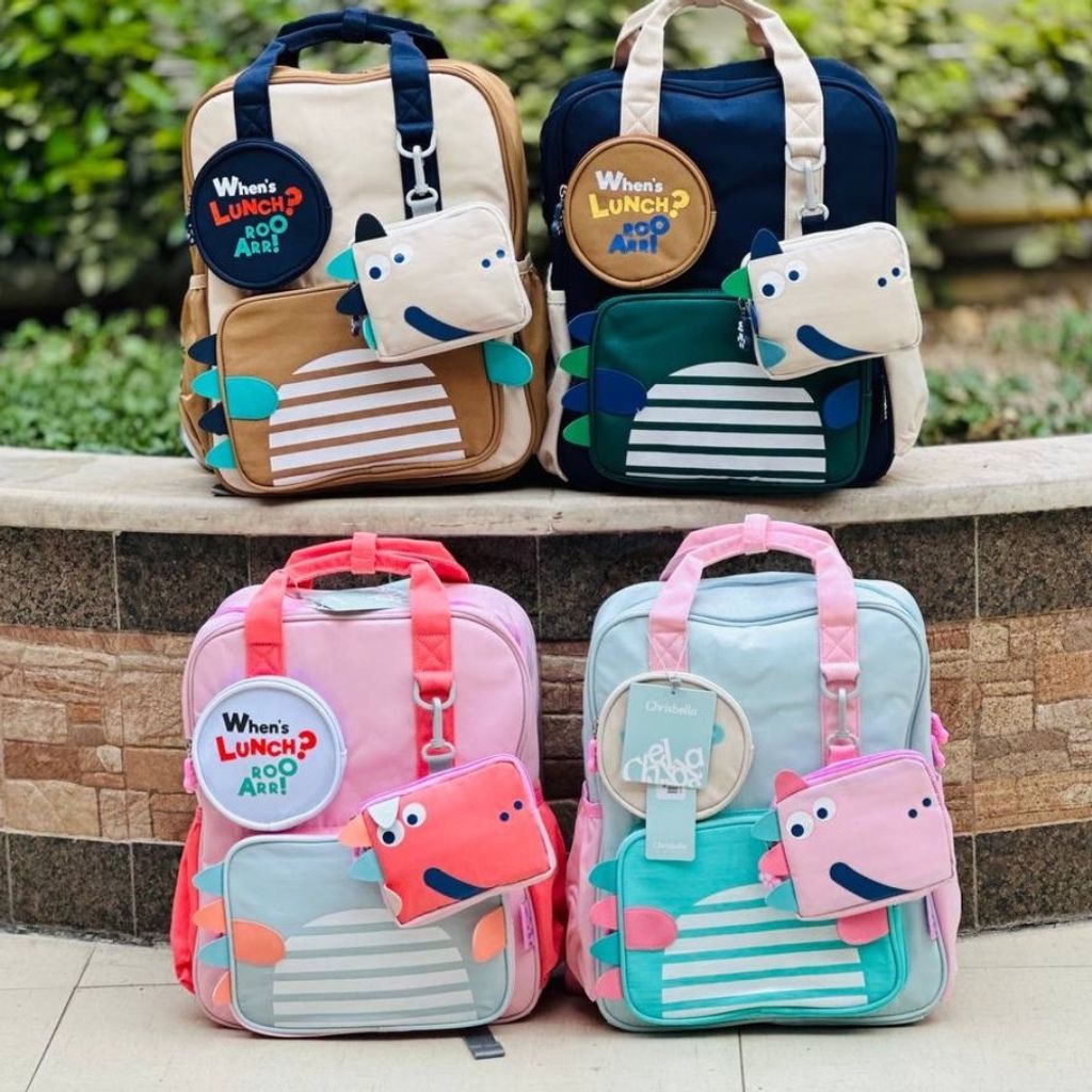 خرید اینترنتی کوله پشتی اورجینال طرح دینو لبخند برند Chrisbella کد 060607