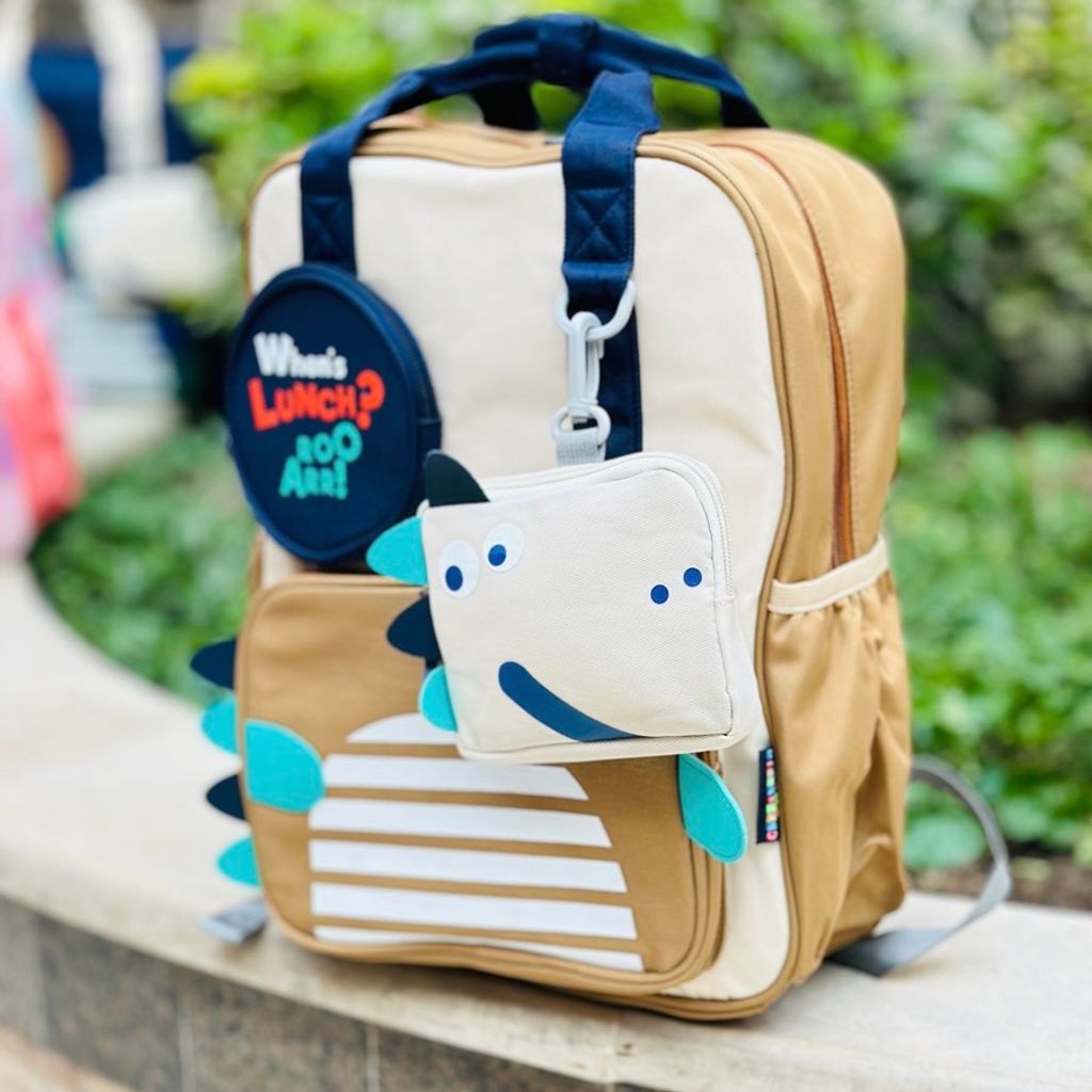 خرید اینترنتی قیمت کوله پشتی اورجینال طرح دینو لبخند برند Chrisbella کد 060607