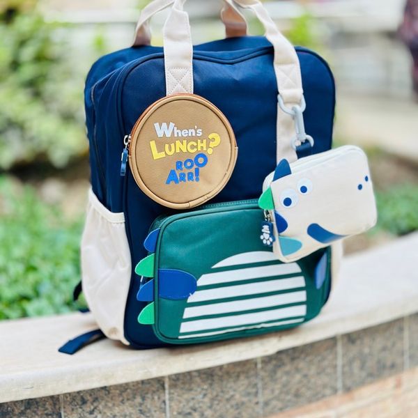 کوله پشتی اورجینال طرح دینو لبخند برند Chrisbella کد 060607