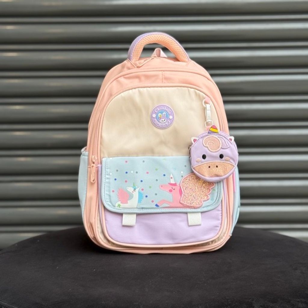 خرید اینترنتی قیمت کوله پشتی اورجینال طرح تکشاخ برند Chrisbella کد 4052901