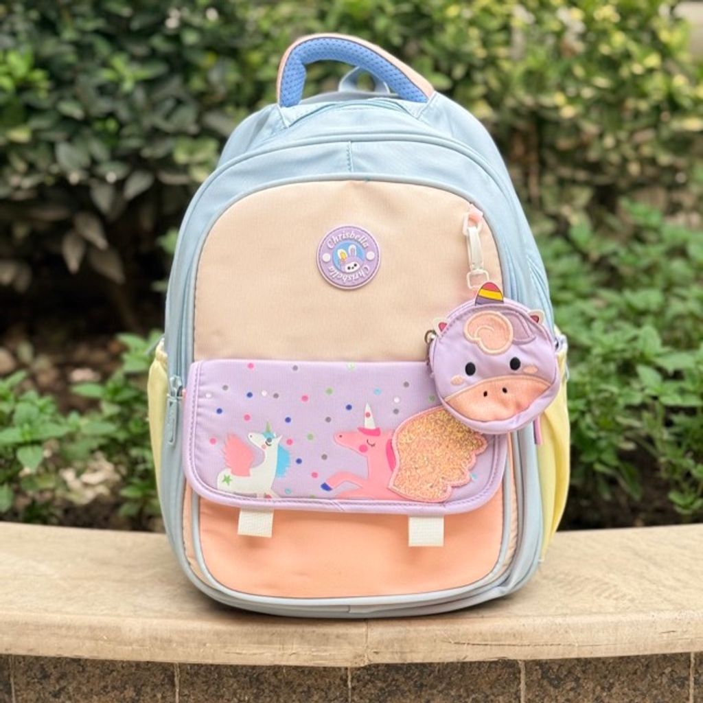 خرید اینترنتی قیمت کوله پشتی اورجینال طرح تکشاخ برند Chrisbella کد 4052901