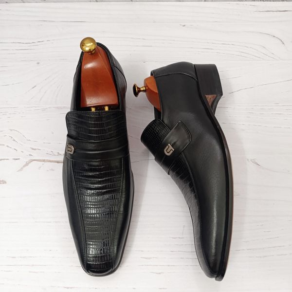 کفش مردانه زیره چرم طبیعی گاومیش مدل دالاس تک سایز