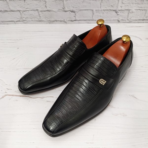 کفش مردانه زیره چرم طبیعی گاومیش مدل دالاس تک سایز