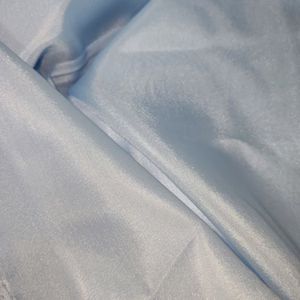 فروش اینترنتی پارچه حریر رنگ ابی اسمانی عرض 3 متر