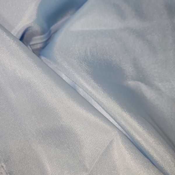 پارچه حریر رنگ ابی اسمانی عرض 3 متر