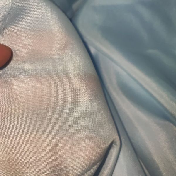 پارچه حریر رنگ ابی اسمانی عرض 3 متر