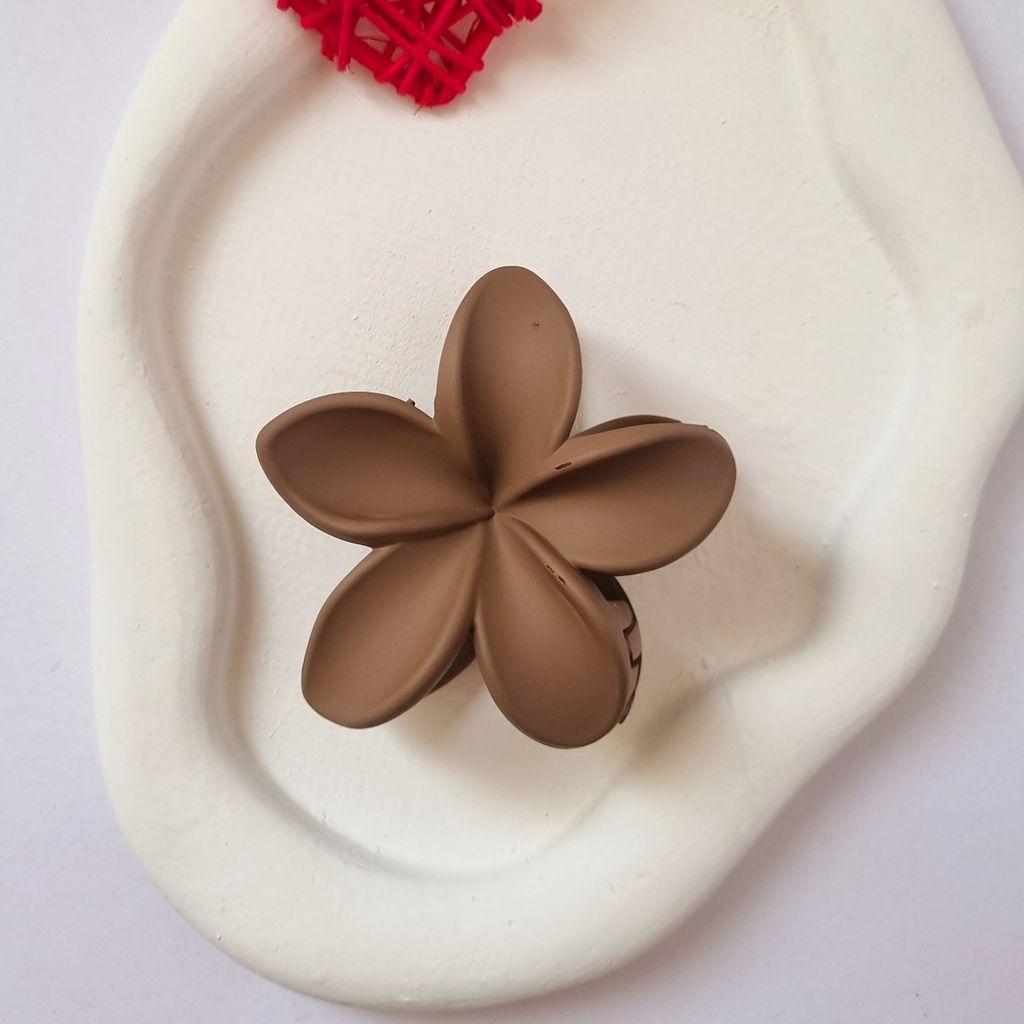 خرید اینترنتی کلیپس زنانه گل پلومریا سایز بزرگ