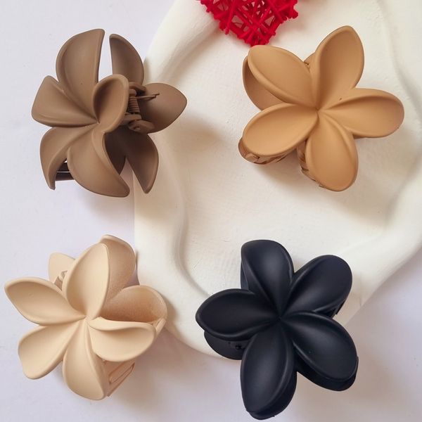 کلیپس مو  زنانه گل پلومریا سایز بزرگ