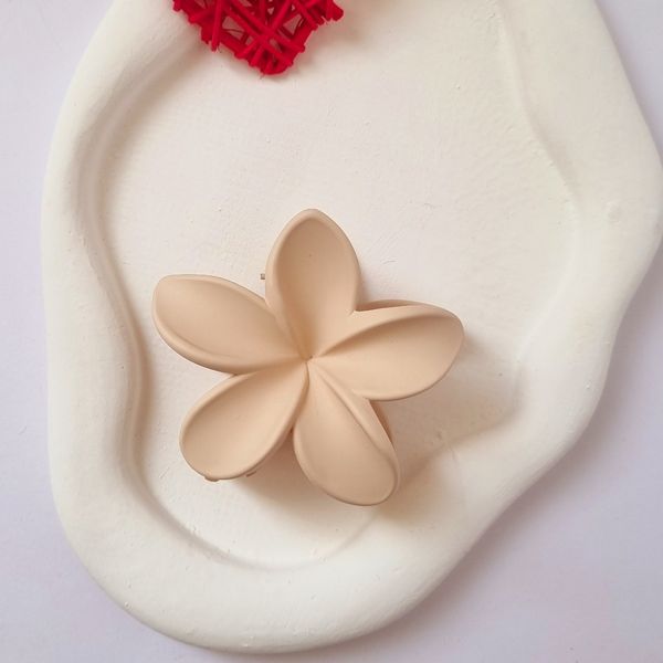 کلیپس مو  زنانه گل پلومریا سایز بزرگ