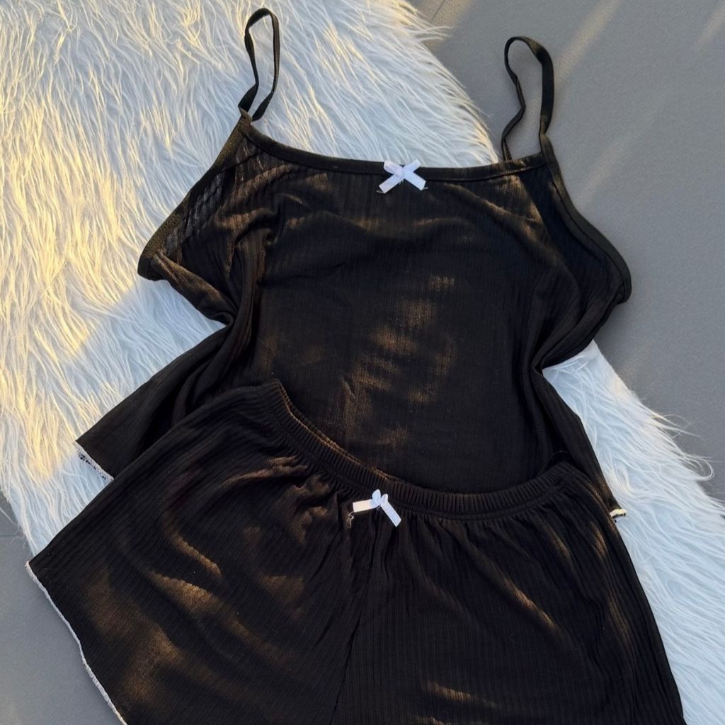 خرید انلاین تاپ و شلوارک نخی