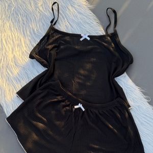 تاپ و شلوارک نخی