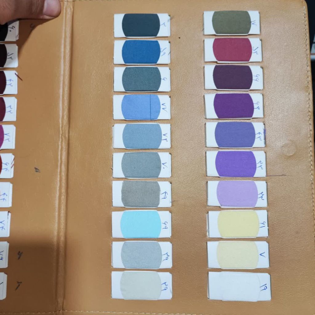 مشخصات پارچه ترگال 80 رنگ موجود عرض 150