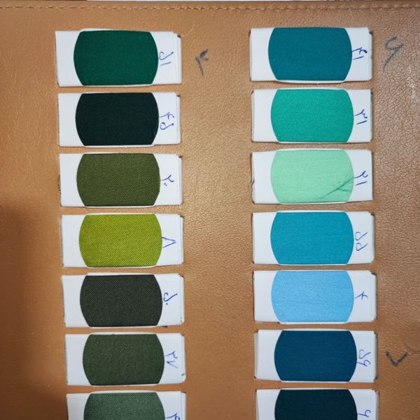 پارچه ترگال کد 1 الی 20 رنگ