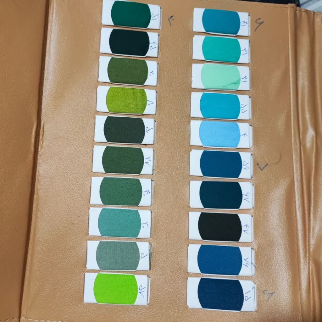 مشخصات پارچه ترگال مدارسی لباس فرم از کد 21 تا 40 رنگ