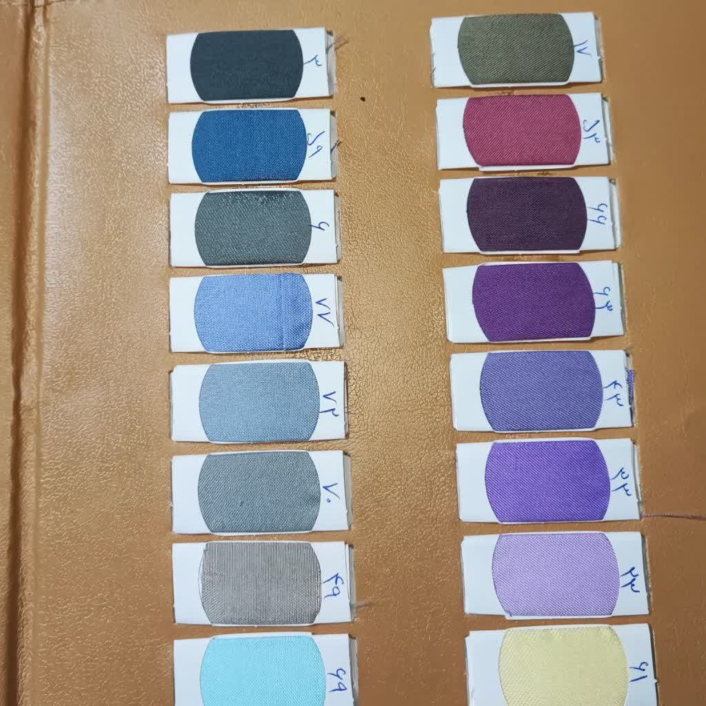 قیمت پارچه ترگال مدارسی لباس فرم از کد 41 تا 60 رنگ