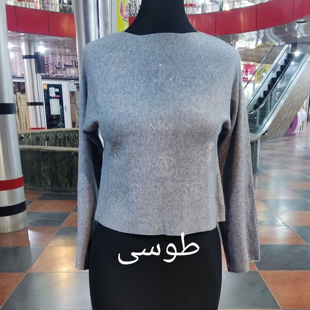 فروش اینترنتی کراپ بافت یقه گرد وارداتی