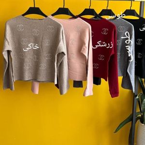 خرید آنلاین کراپ بافت یقه گرد وارداتی