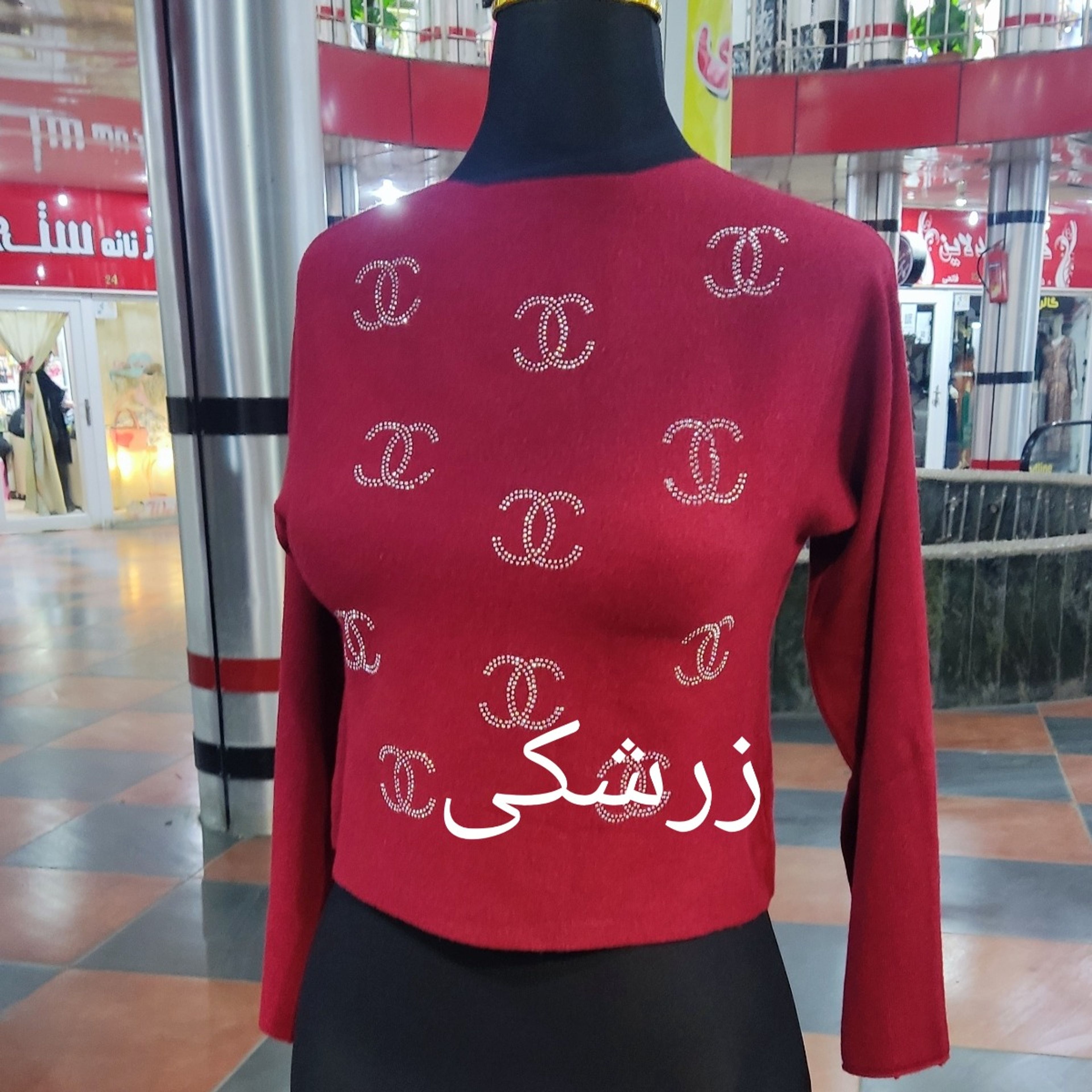 قیمت کراپ بافت یقه گرد وارداتی